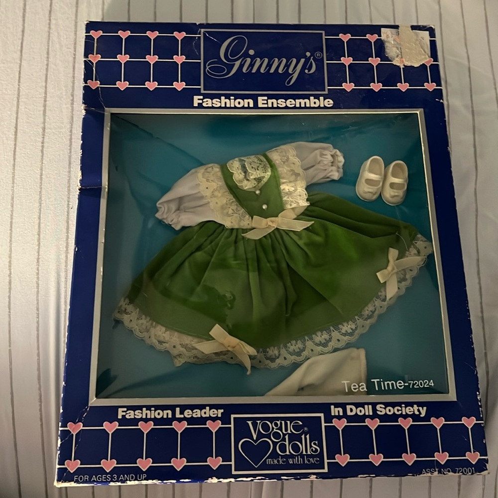 NIB Ginny's Tea Time Vogue Doll Fashion Ensemble Vintage 1984 in Original Box